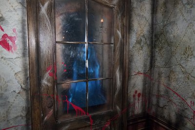 Ghost behind the door