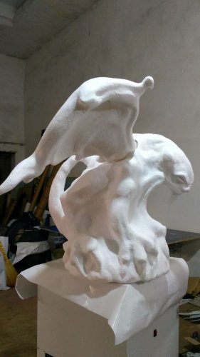 Figures from foam
