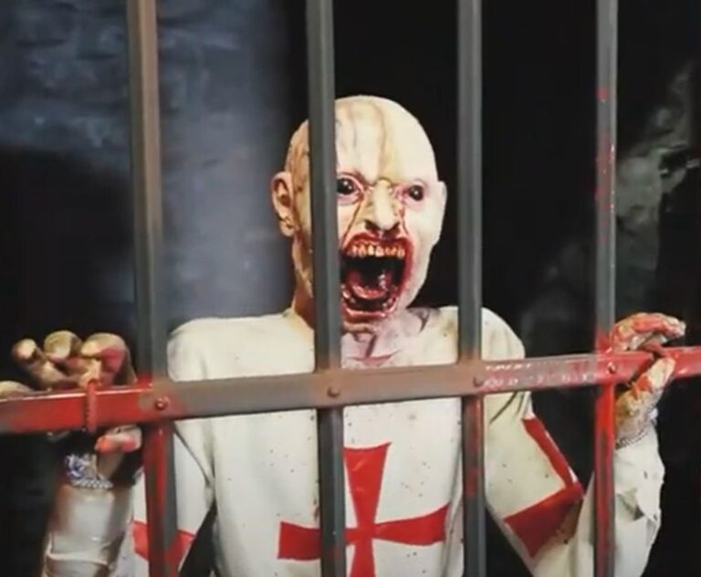 Crusader behind bars