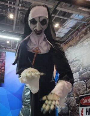 Nun on the ceiling