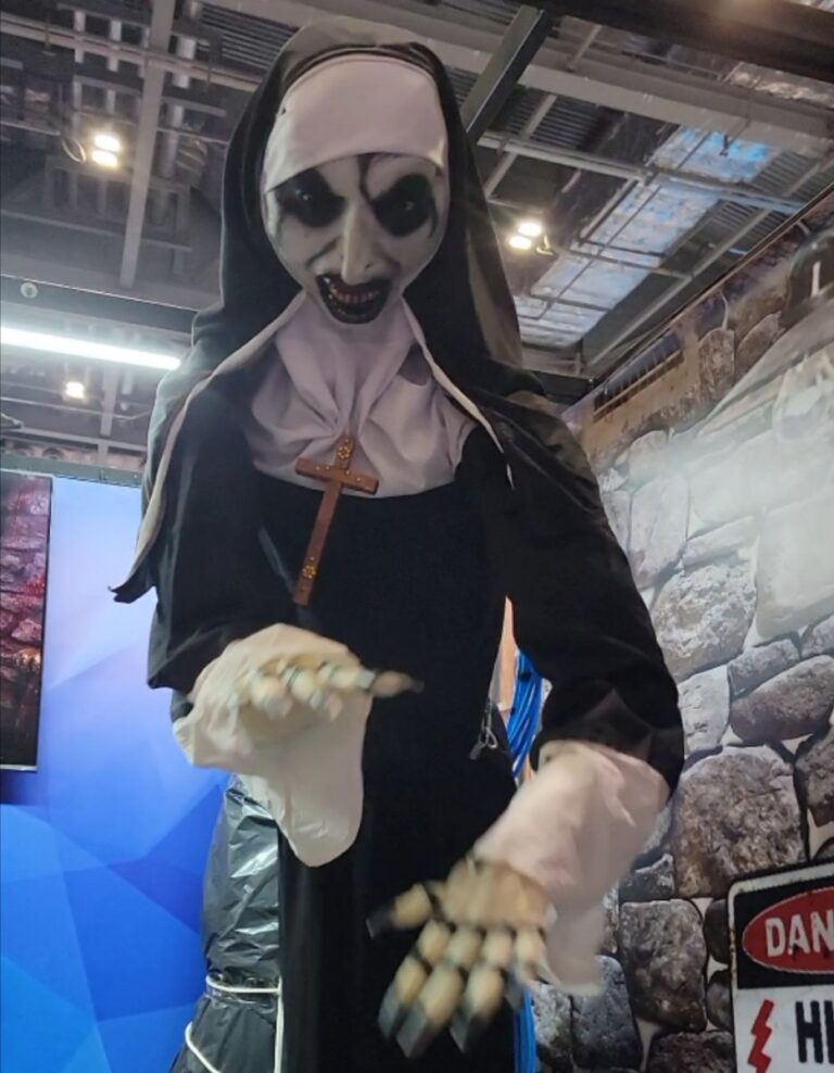 Nun on the ceiling