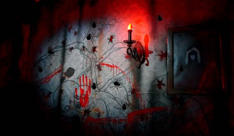Spiders on the wall