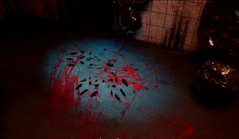 Cockroaches from under the floor