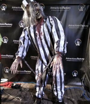 Prisoner in chains