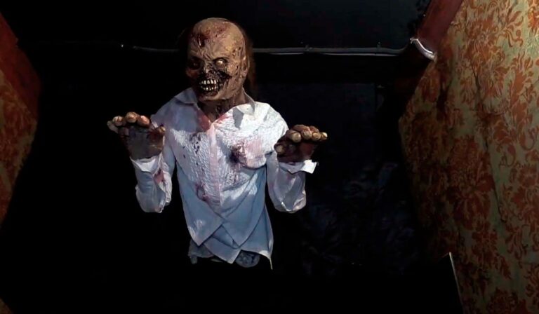 Zombies from behind the curtains