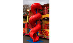 Spiral slide 2 floor