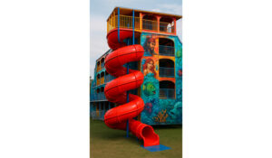 Spiral slide 4 floor
